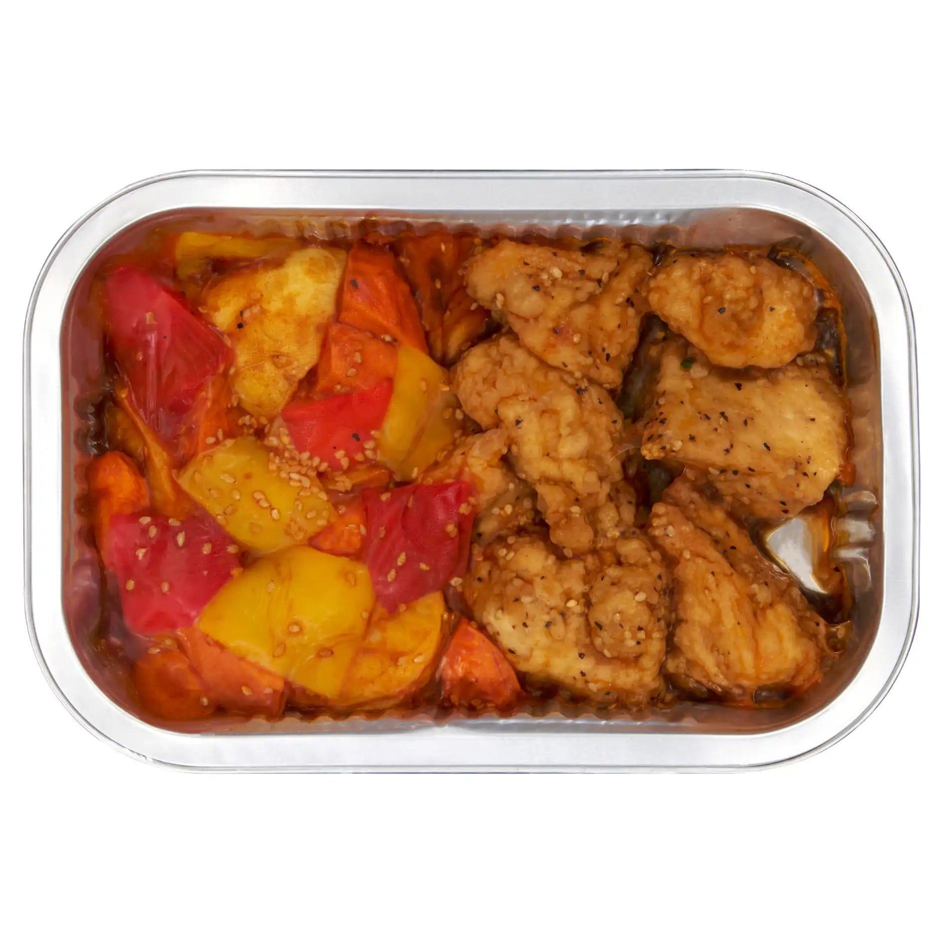 Korean Chicken & Braised Vegetables