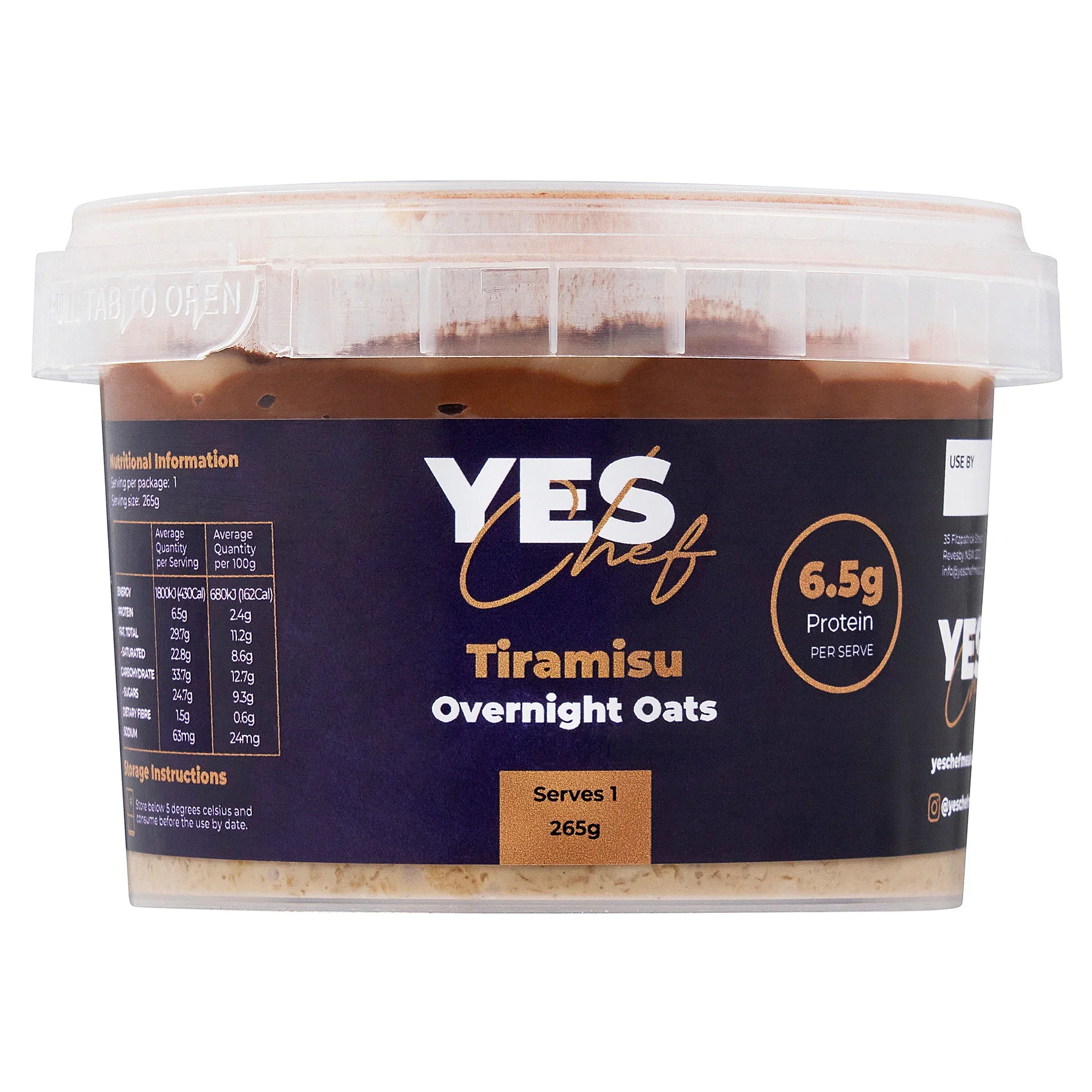 Tiramisu Overnight Oats