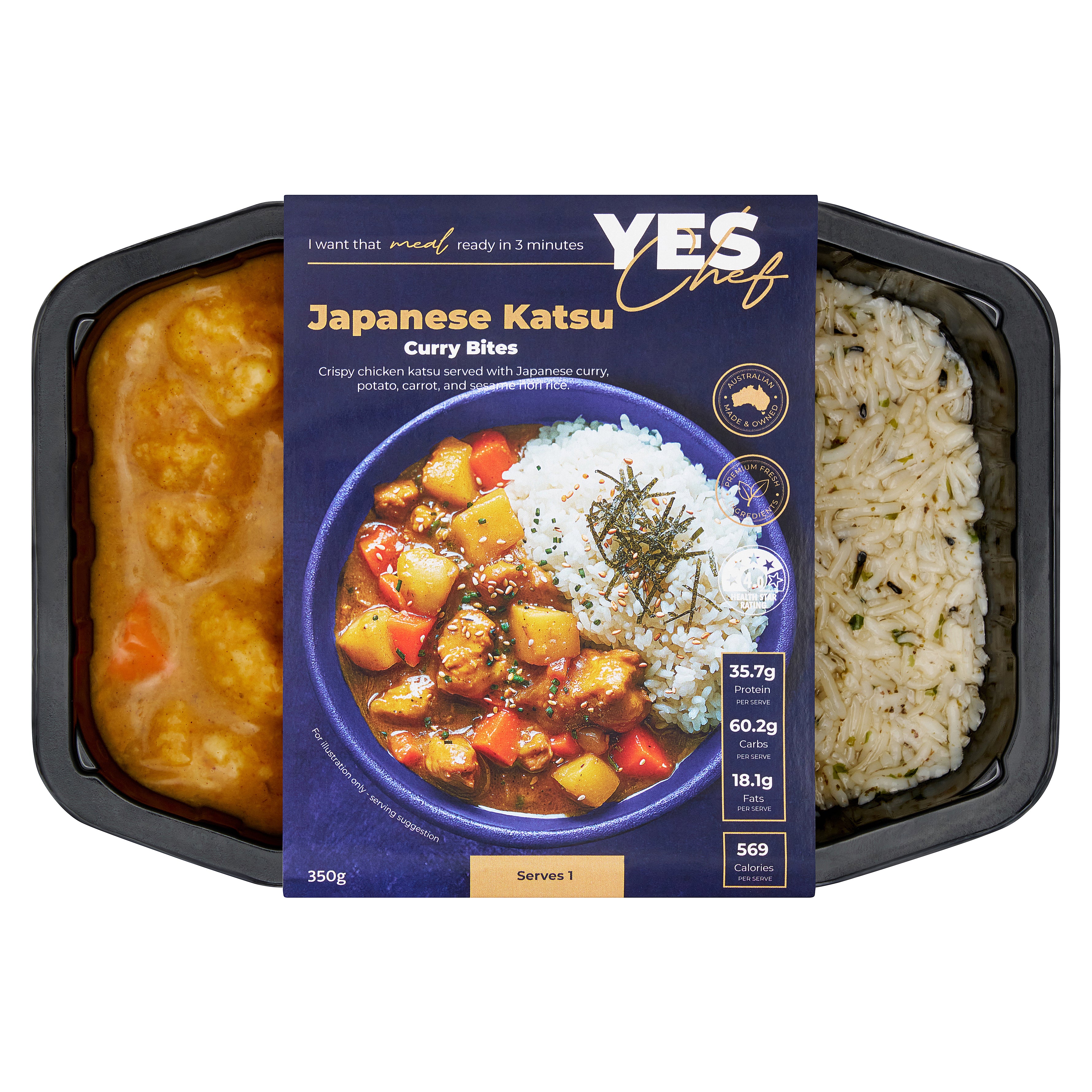 Japanese Katsu Curry Bites & Sushi Rice