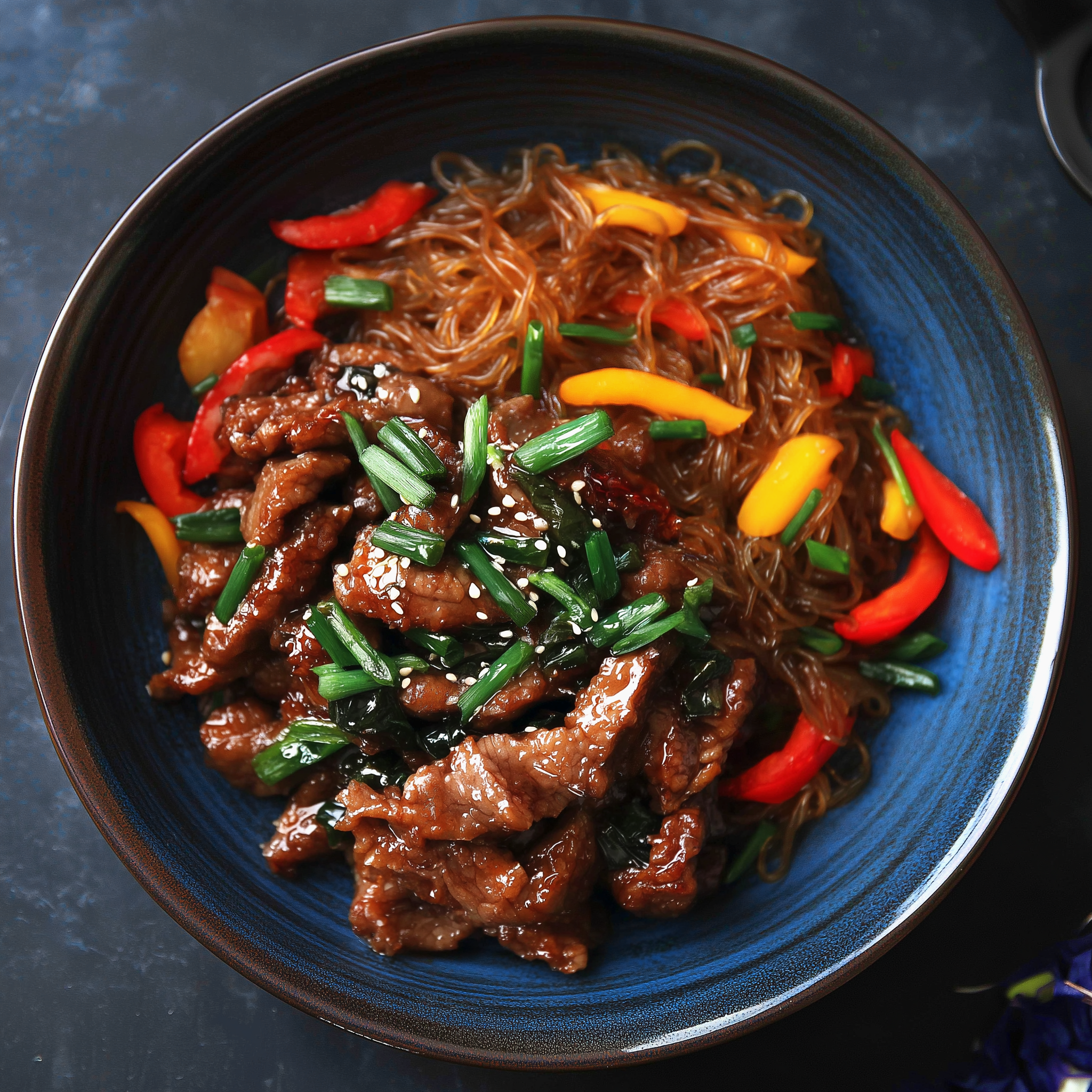Mongolian Lamb & Glass Noodle Stir Fry