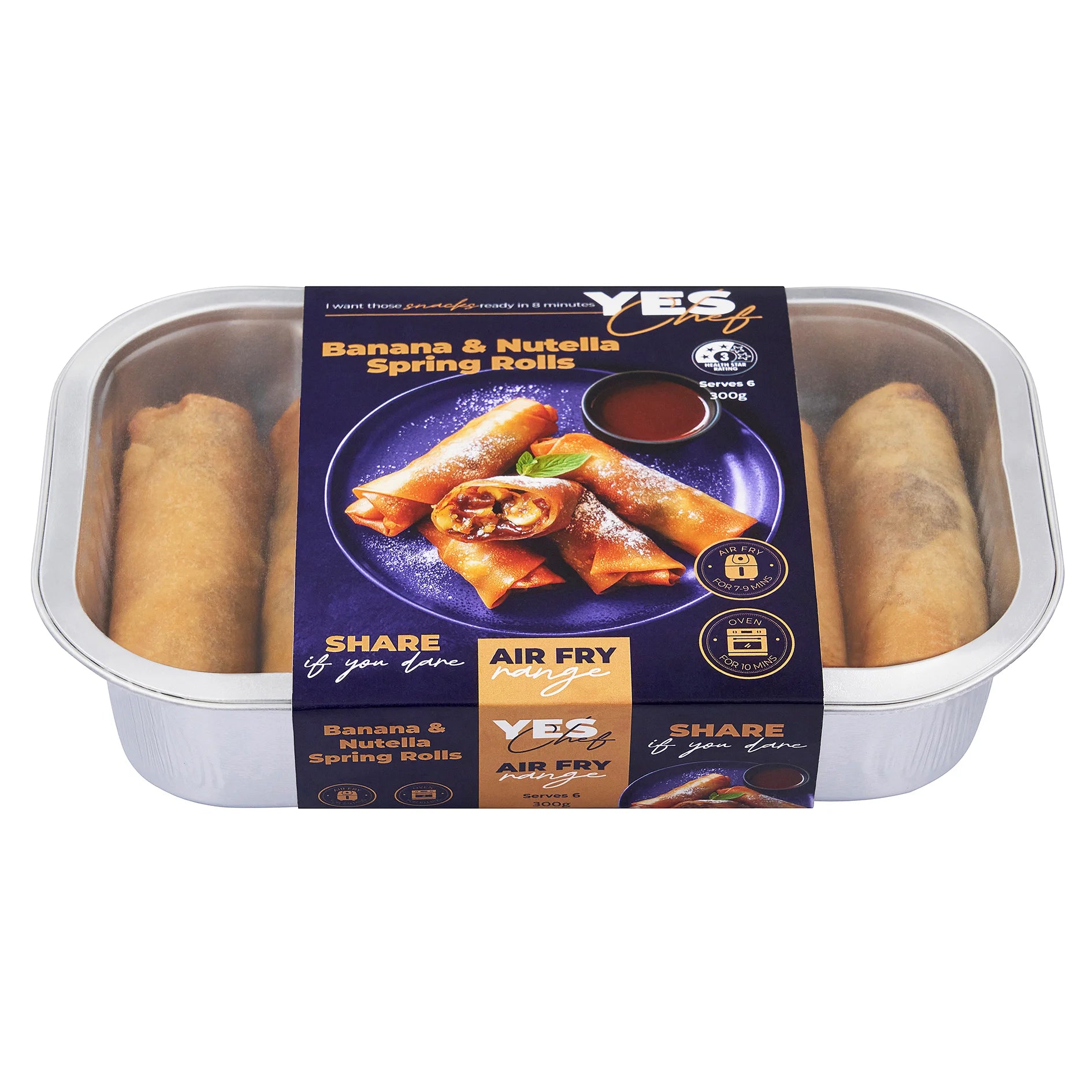 Banana & Nutella Spring Rolls 300g