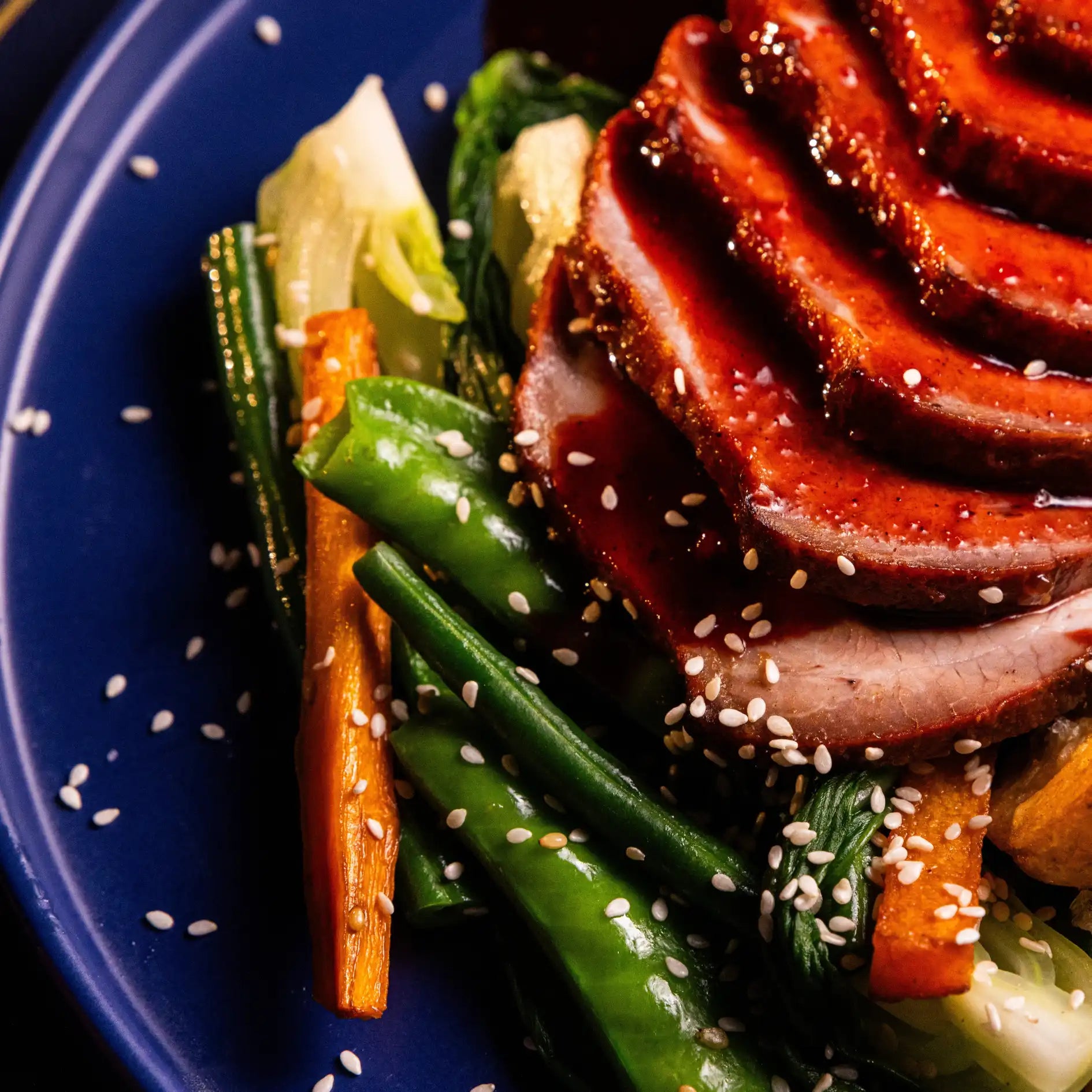 Char Siu Pork & Braised Vegetables