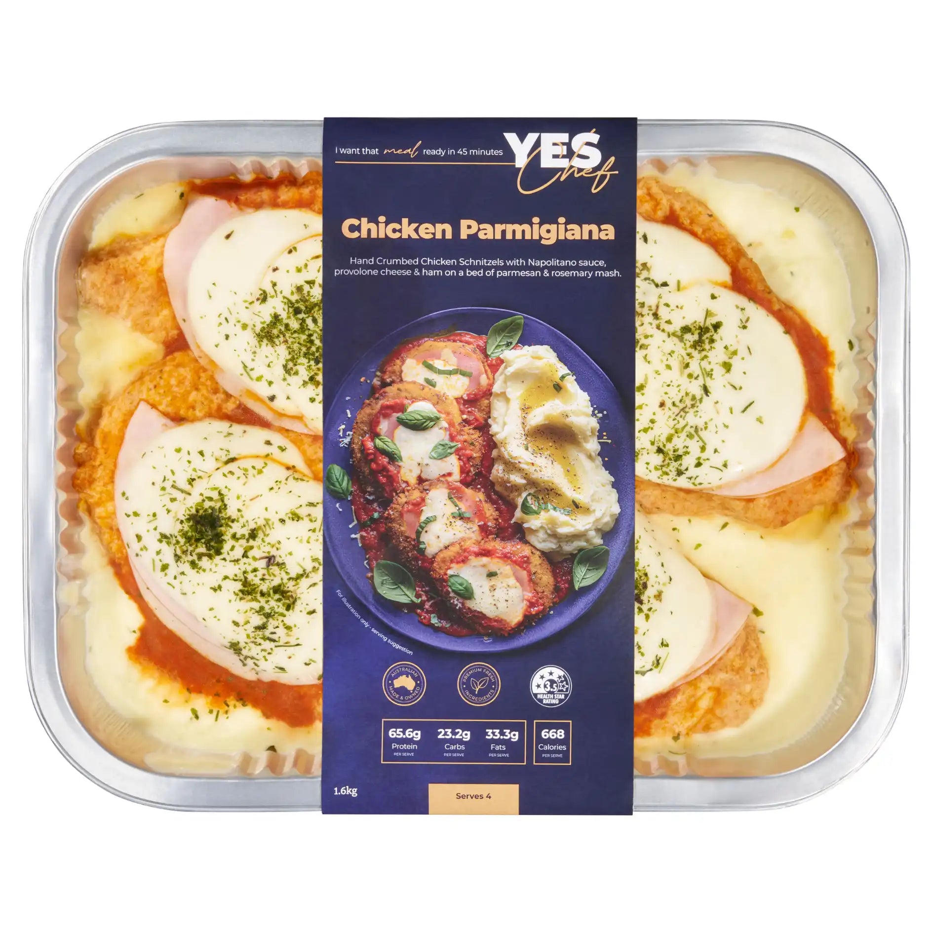 Chicken Parmigiana 1.6kg