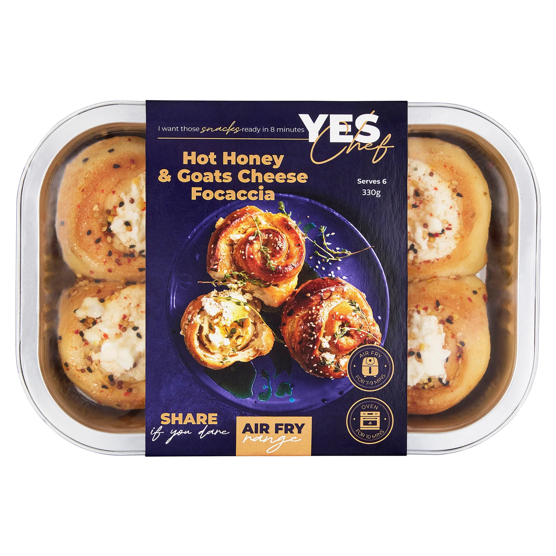 Hot Honey & Goats Cheese Focaccia 330g alternate view