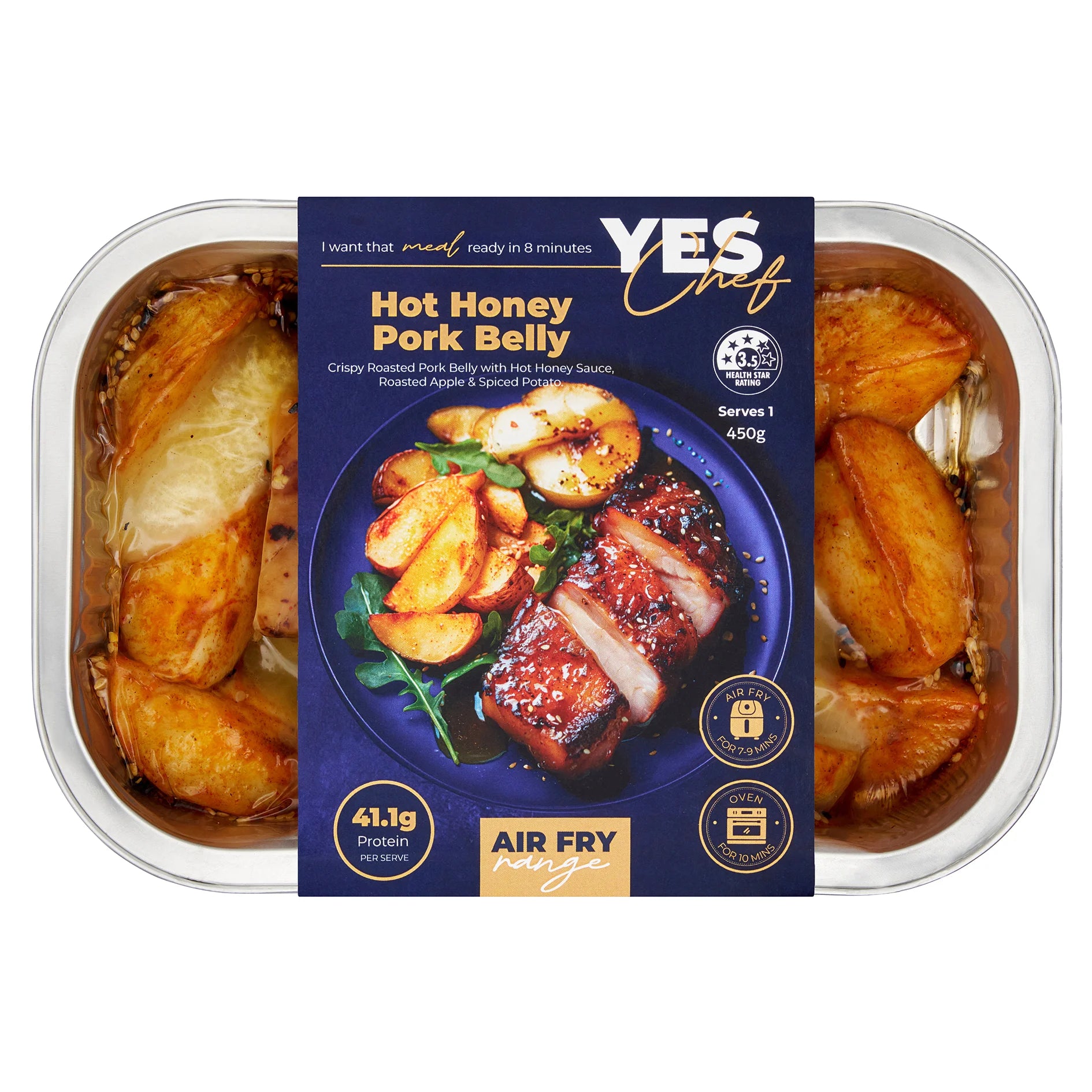 Hot Honey Pork Belly With Roasted Apple & Spiced Potato alternate view