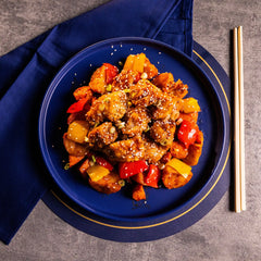 Korean Chicken & Braised Vegetables
