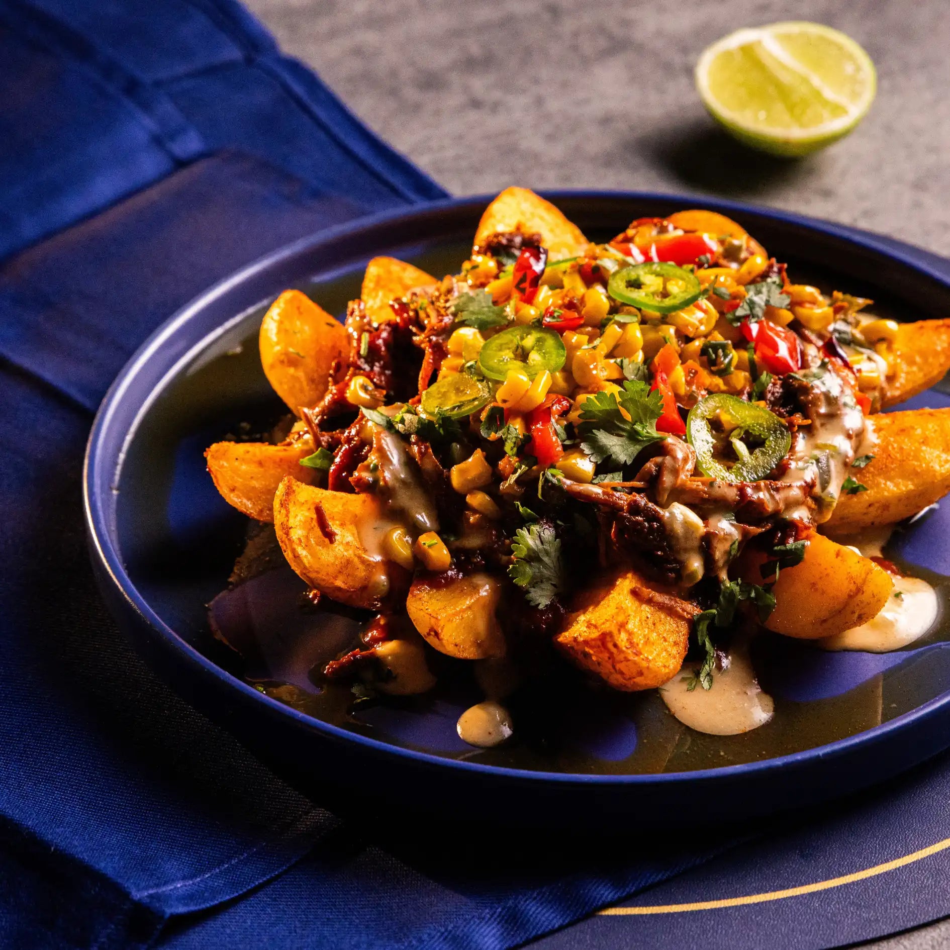 Loaded Mexican Beef Wedges