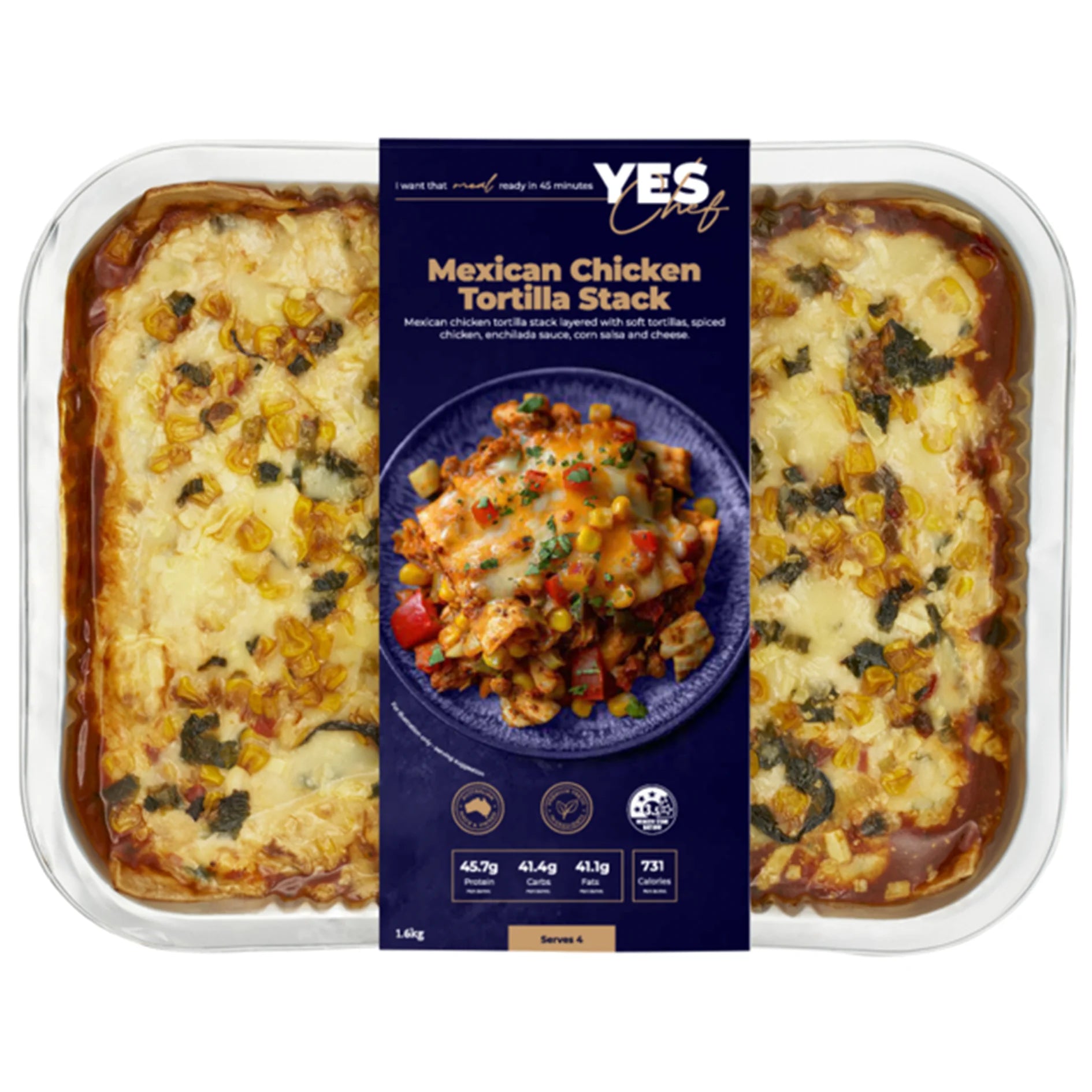 Mexican Chicken Tortilla Stack alternate view