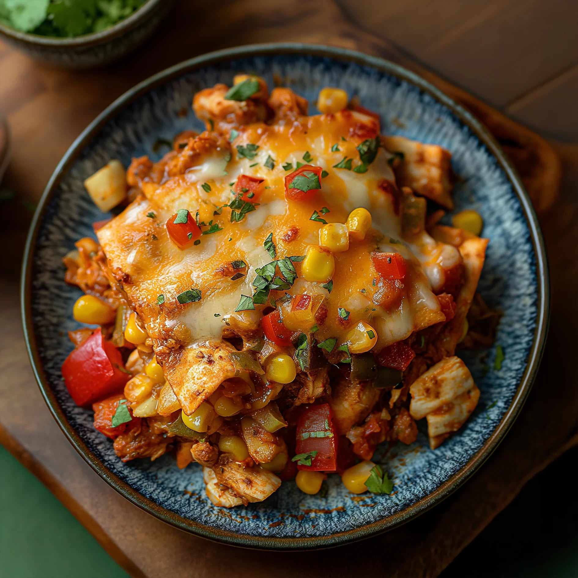 Mexican Chicken Tortilla Stack