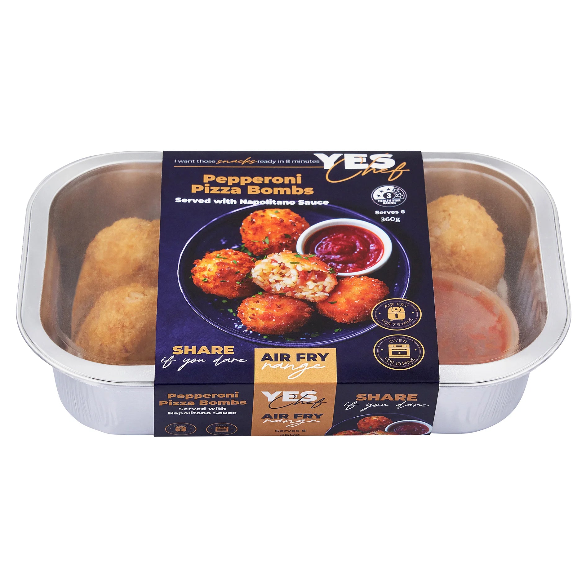 Pepperoni Pizza Bombs & Napolitano Sauce 360g