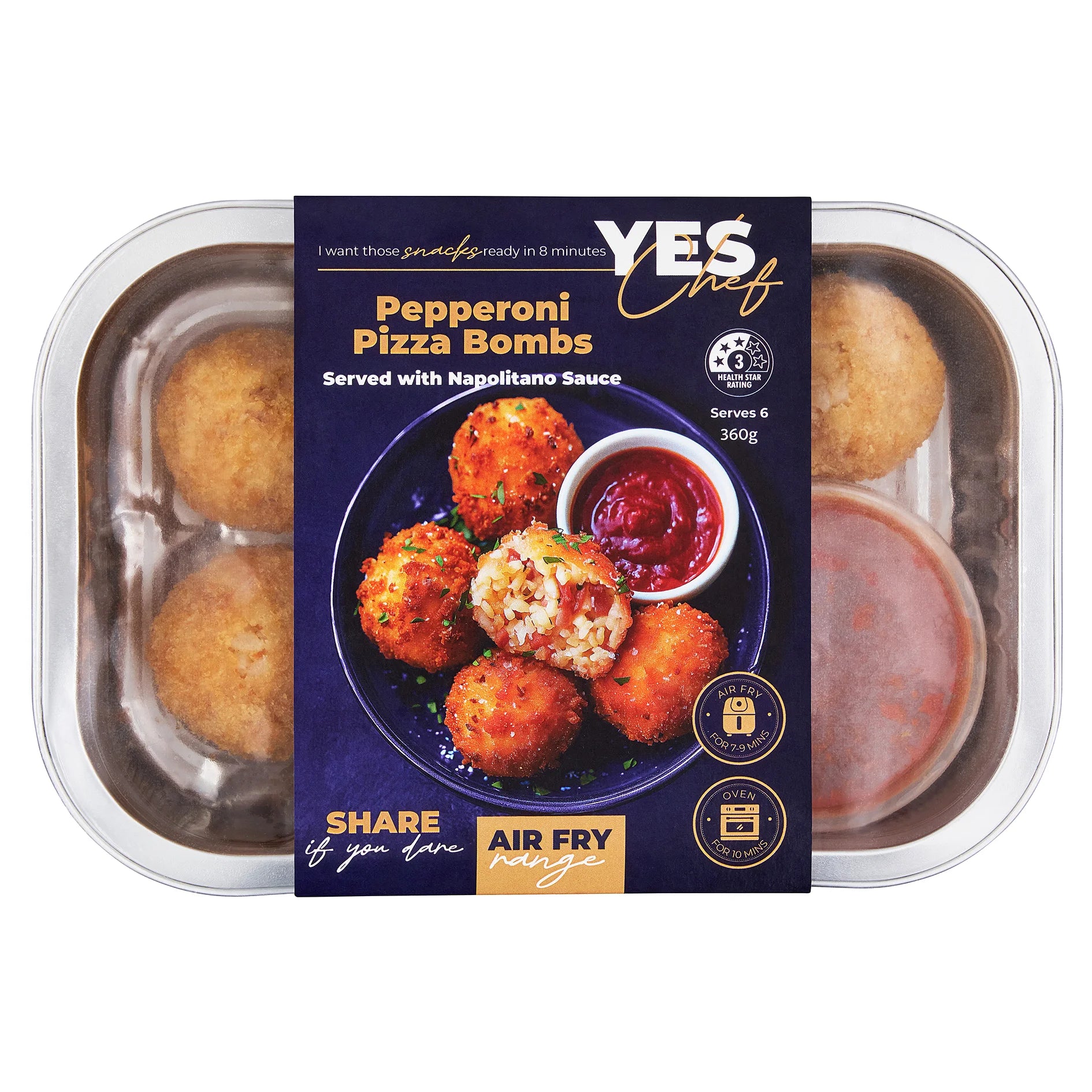 Pepperoni Pizza Bombs & Napolitano Sauce 360g alternate view