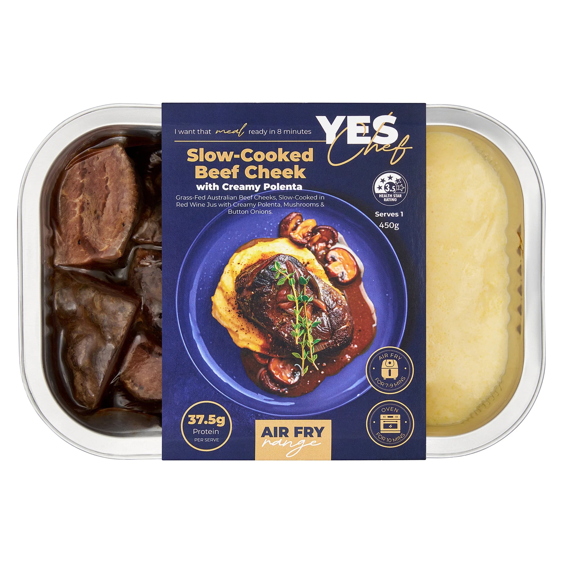 Slow-Cooked Beef Cheek With Creamy Polenta alternate view