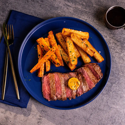 Sous Vide Sirloin Steak & Chips