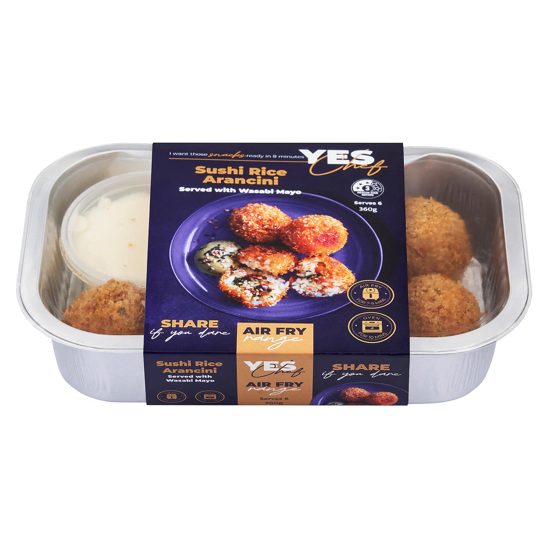 Sushi Rice Arancini With Wasabi Mayo 360g